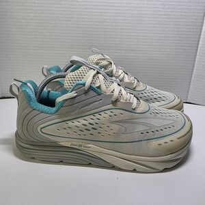 Altra Womens Sz 10 Zero Drop Torin Three.Five Running Athletic Shoes White Teal